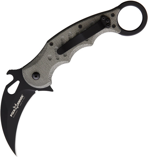 Fox Karambit Liner Lock Green Folding Knife [FOX479MI] — product view 1