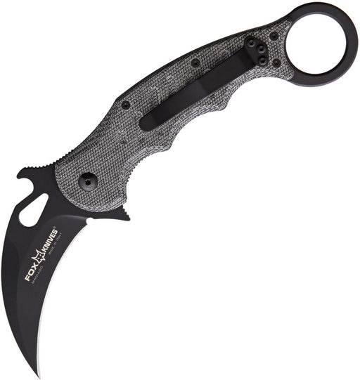 Fox Karambit Liner Lock Black Folding Knife [FOX479MIB] — product view 1