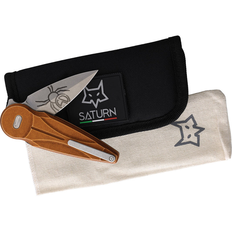 Fox Saturn Slide Lock Copper Folding Knife [FOX551ALCO] — product view 3