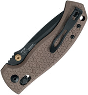 Fox Anzu VERSO Lock Tan Folding Knife [FOX560ALBR] — product view 3
