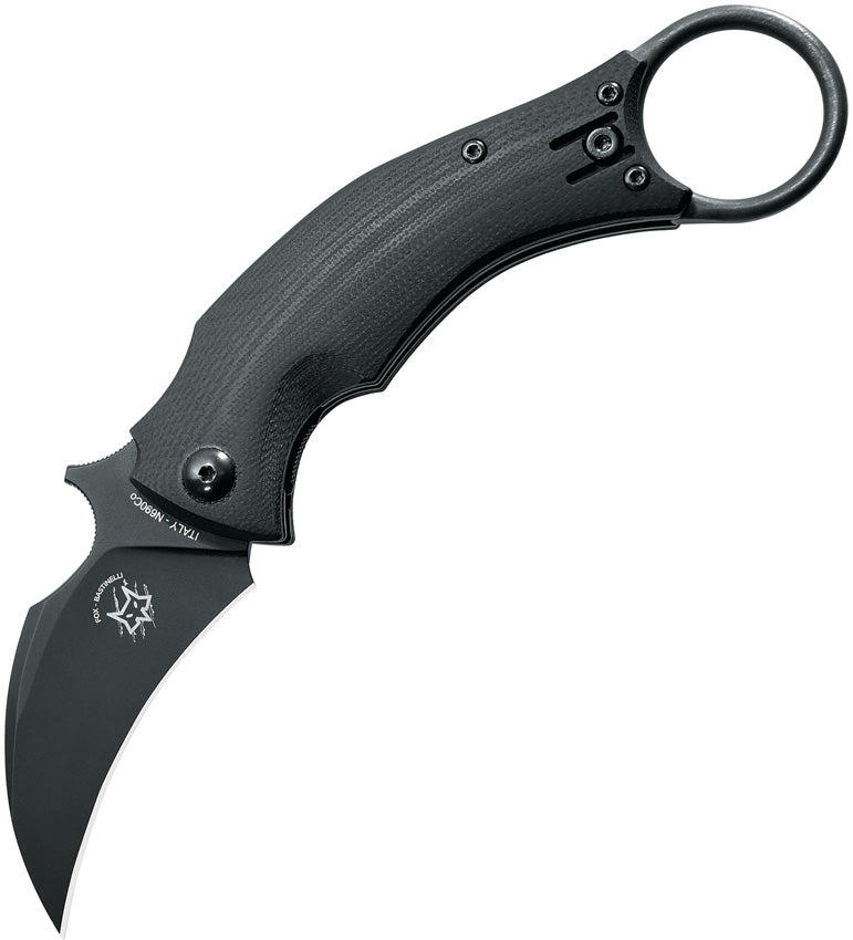 Fox Bastinelli BlackBird Liner Lock Folding Knife [FOX591BK] — product view 1