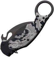 Fox Karambit Liner Lock Dragon Folding Knife [FOX599ALB1] — product view 3