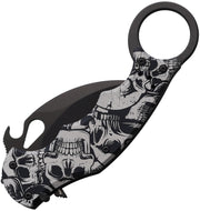 Fox Karambit Liner Lock Skull Folding Knife [FOX599ALB3] — product view 4