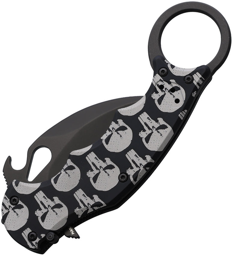 Fox Karambit Liner Lock Skull Folding Knife [FOX599ALB5] — product view 4