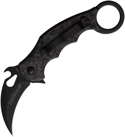 Fox Karambit Liner Lock Fat Carbon Fiber Folding Knife [FOX599CFF] — product view 1