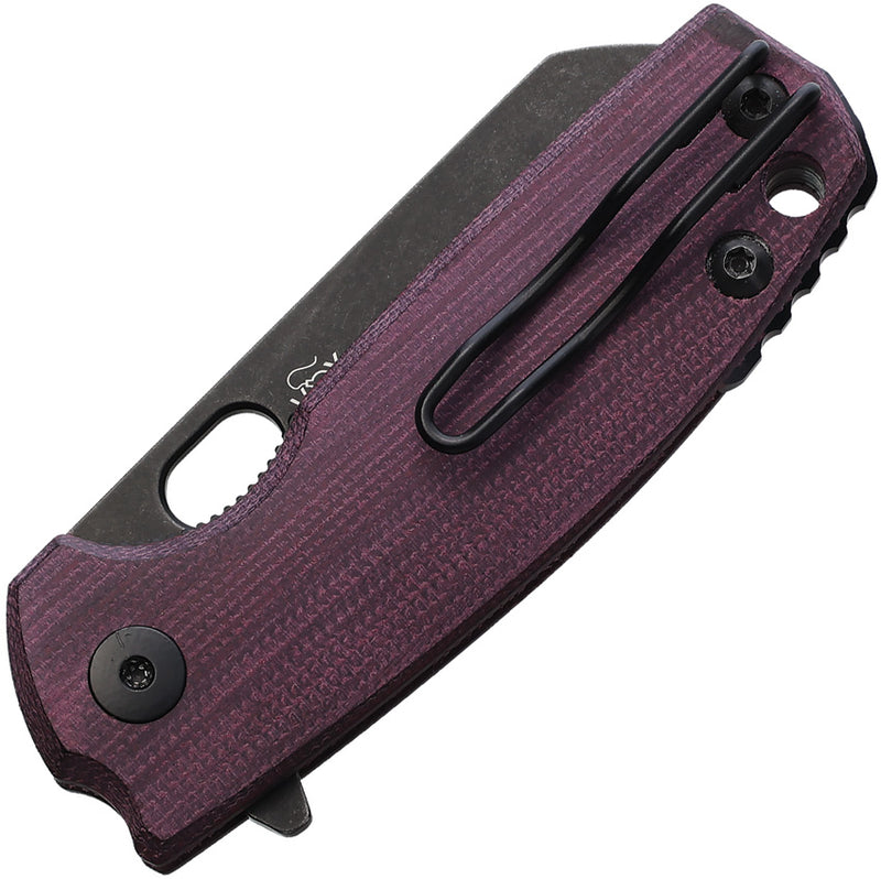 Fox Baby Core Liner Lock Burgundy Folding Knife [FOX608LIMB] — product view 2