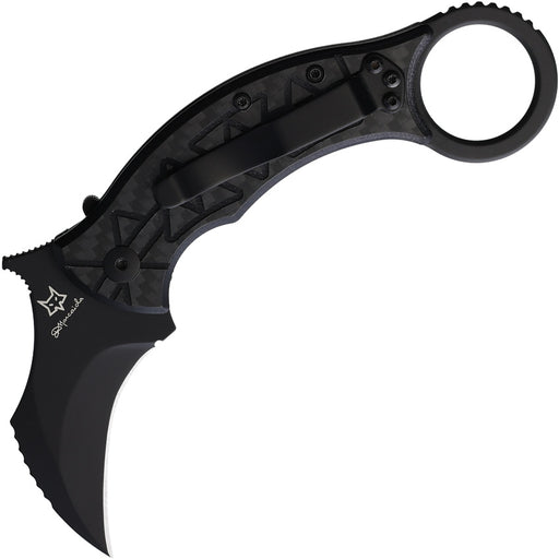 Fox Tribal K Karambit Liner Lock Carbon Fiber Folding Knife [FOX802CG10] — product view 1
