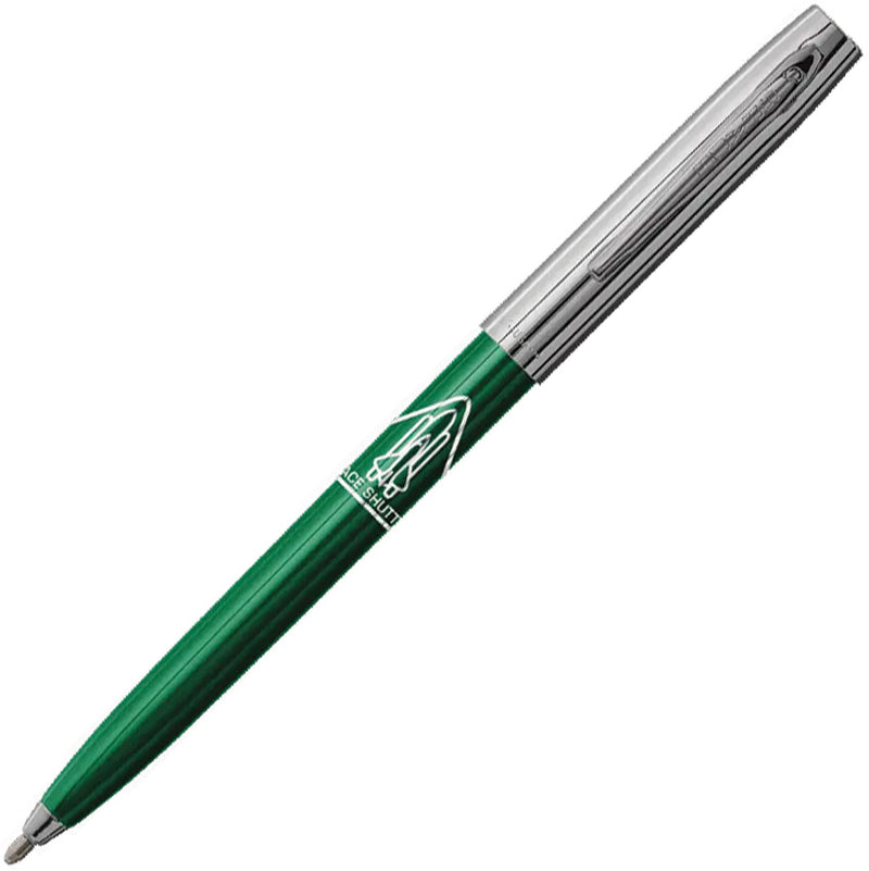 Fisher Space Pen Cap-O-Matic Space Shuttle Artwork Green Chrome Pen [S294-GR] - product view 1