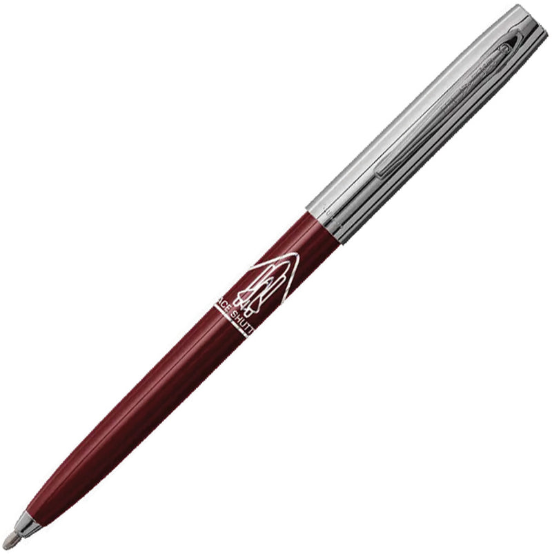 Fisher Space Pen Cap-O-Matic Space Shuttle Artwork Burgundy Chrome Pen [S294-BURG] - product view 1