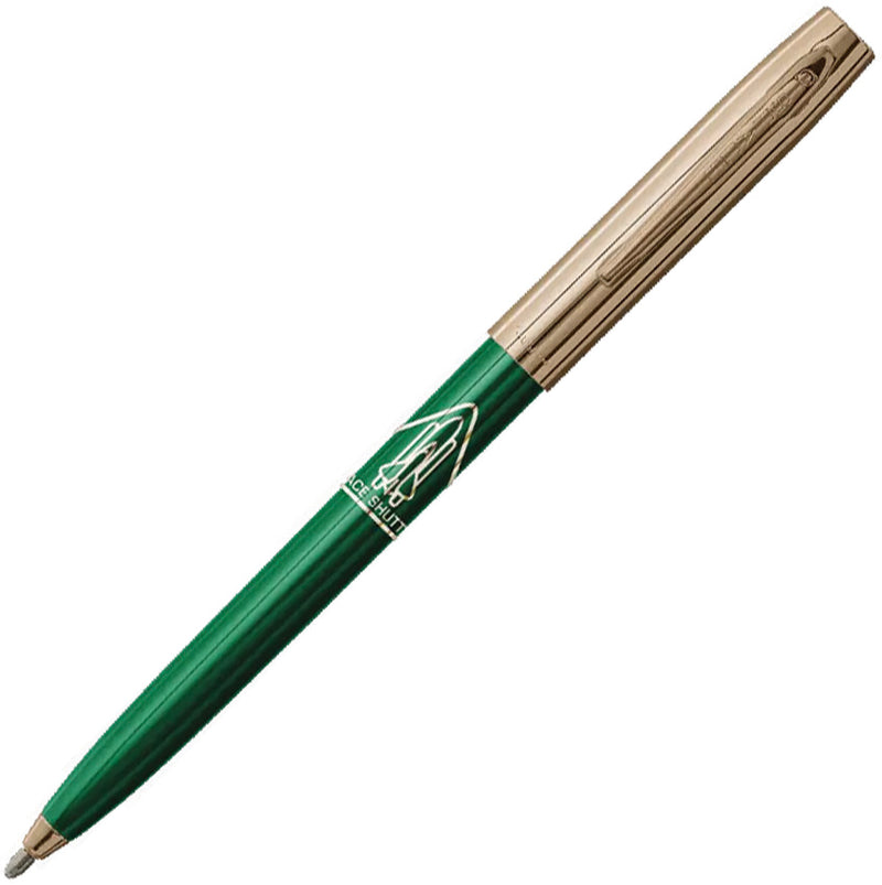 Fisher Space Pen Cap-O-Matic Space Shuttle Artwork Green Gold Pen [S294G-GR] - product view 1