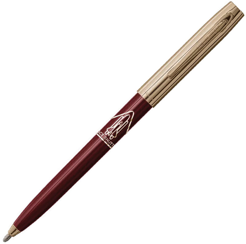 Fisher Space Pen Cap-O-Matic Space Shuttle Artwork Burgundy Gold Pen [S294G-BURG] - product view 1