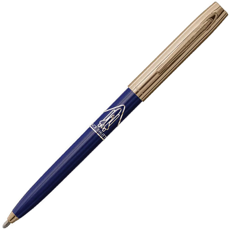 Fisher Space Pen Cap-O-Matic Space Shuttle Artwork Blue Gold Pen [S294G-BL] - product view 1