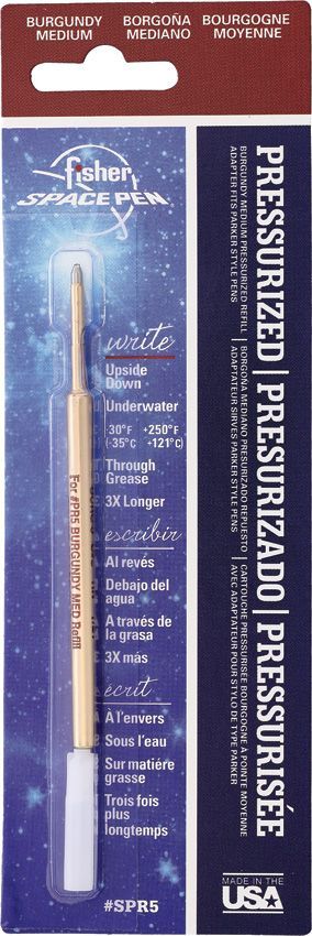 Fisher Space Pen Burgundy Medium Ink Refill