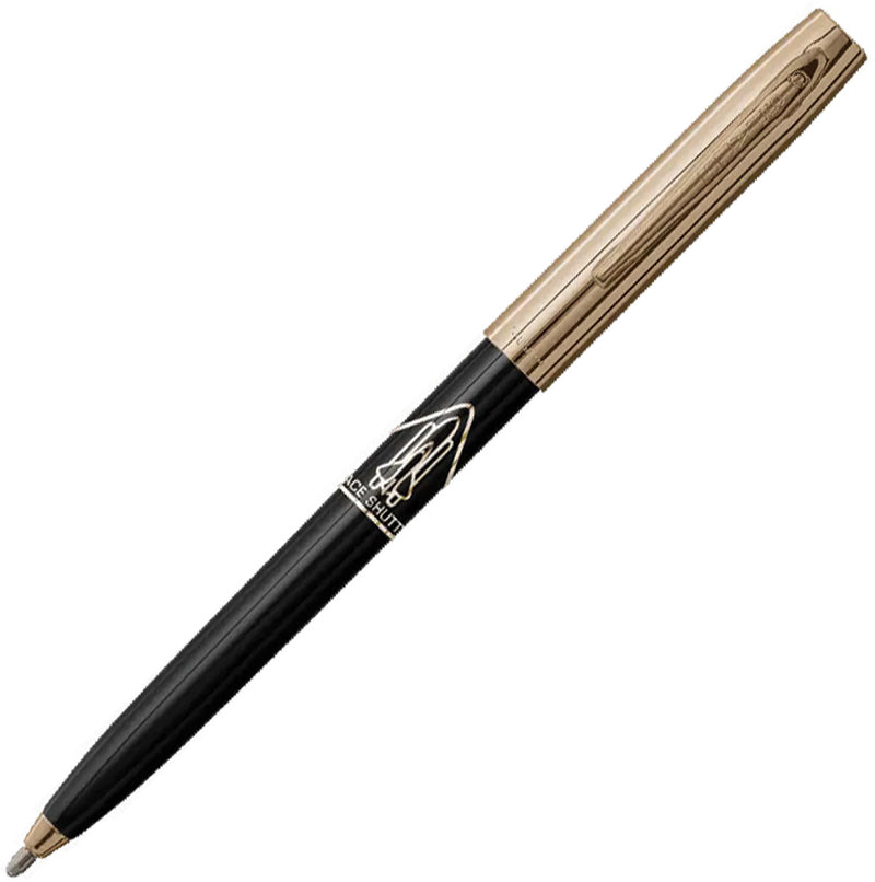 Fisher Space Pen Cap-O-Matic Space Shuttle Artwork Black Gold Pen [S294G] - product view 1