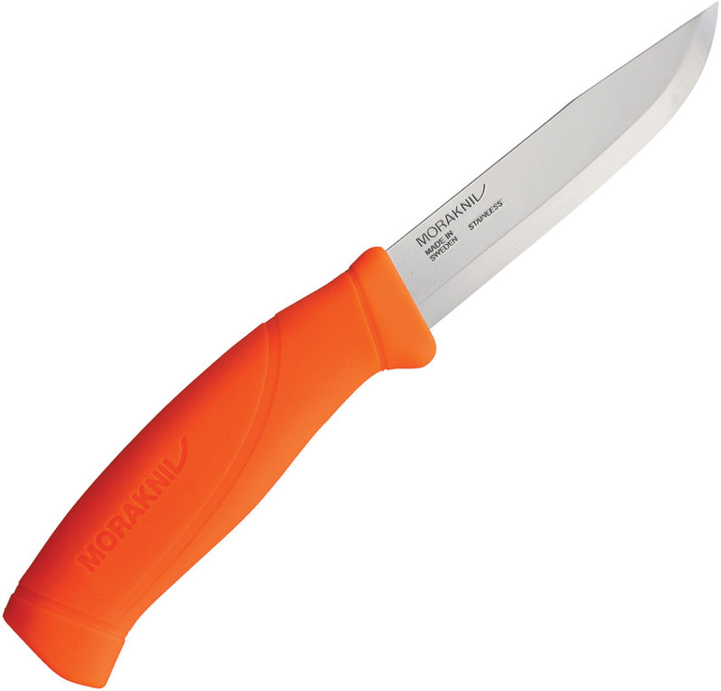 Mora Companion S All-Orange Stainless Fixed Blade Knife [M-12033] - product view 1