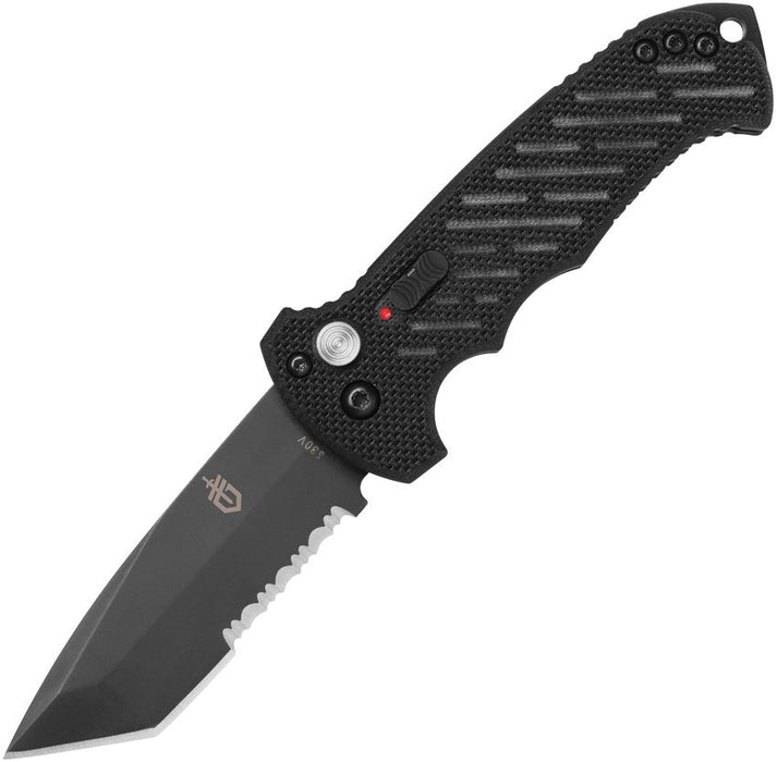 Gerber 06 Black Button Lock (3.5" Black) [30-000193]