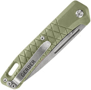 Gerber Zilch Linerlock Lichen Green Folding Knife [1067531] — view 2
