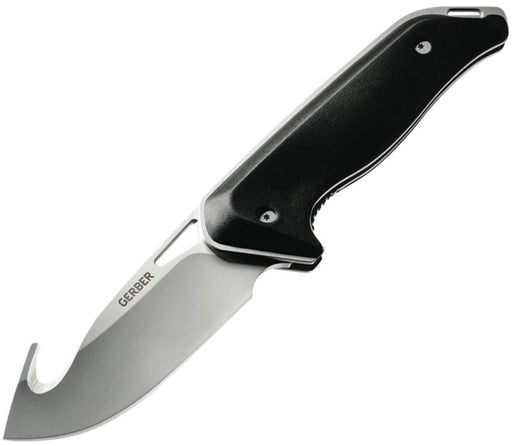 Gerber Moment Large Linerlock (Black) (3.63" Bead Blast) [31-002212]