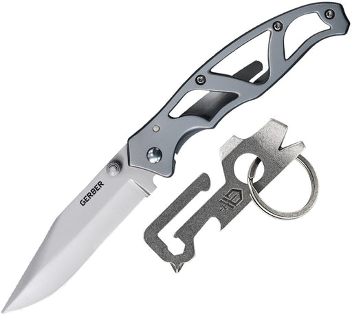 Gerber Paraframe Mullet Set Stainless (3.00" Stainless) Folding Knife [31-003999] - product view 1