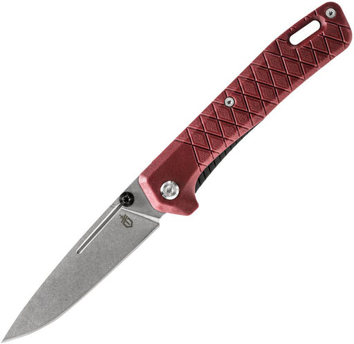 Gerber Zilch Red Linerlock (3" Stonewash) [31-004069]