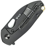 GiantMouse ACE Riv Frame Lock Black Folding Knife — Bohler M390 [GM10722] — product view 2