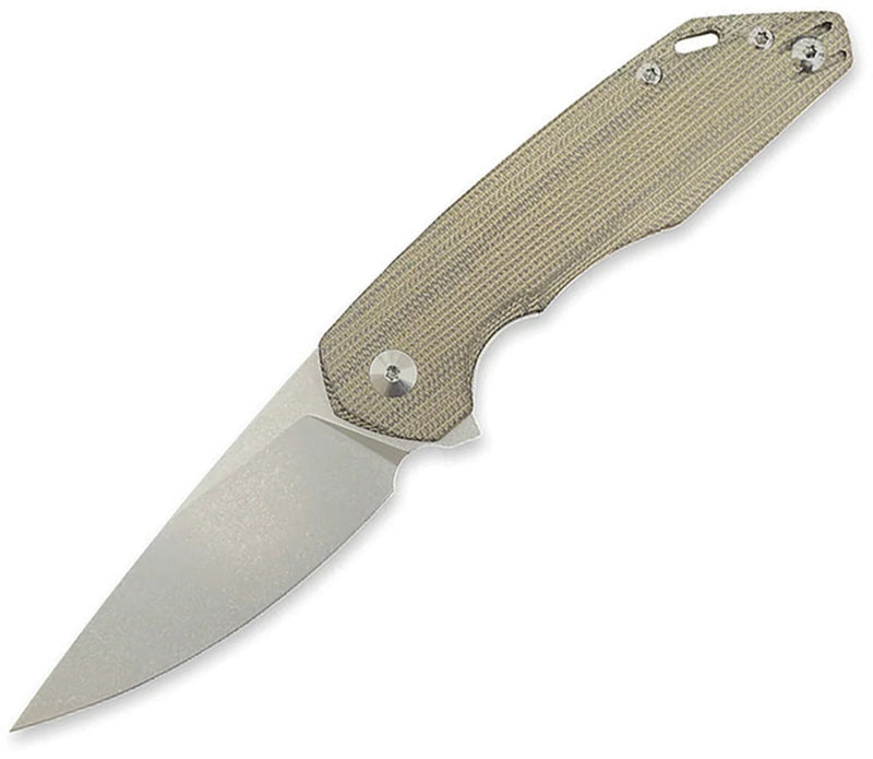 GiantMouse ACE Corta Liner Lock Green Micarta Folding Knife — Bohler M390 [GM10869] — product view 1
