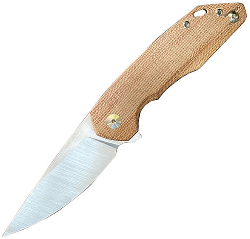 GiantMouse ACE Corta Liner Lock Natural Micarta Folding Knife — Bohler M390 [GM10876] — product view 1