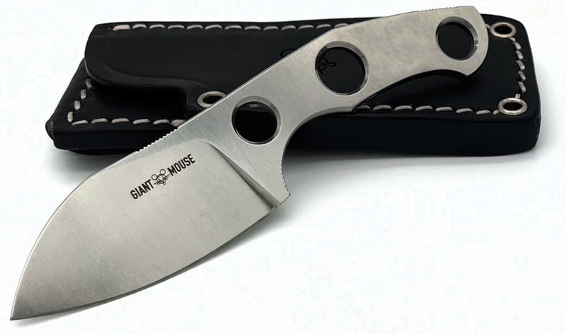 GiantMouse GMF1-FS Fixed Blade Knife — Bohler M390 [GM10890] — product view 2