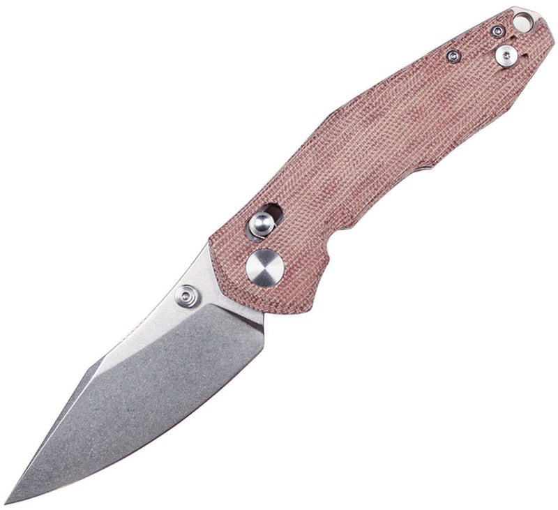 GiantMouse ACE Nazca Crossbar Lock Micarta Folding Knife — Bohler M390 [GM10913] — product view 1