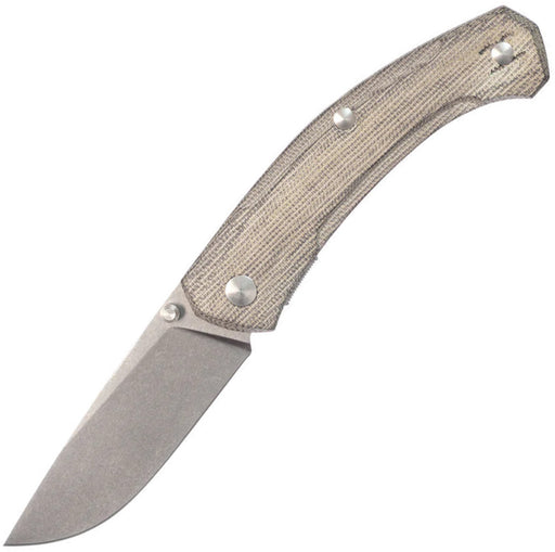 GiantMouse ACE Iona V2 Liner Lock Green Micarta Folding Knife — CPM MagnaCut [GM11606] — product view 1