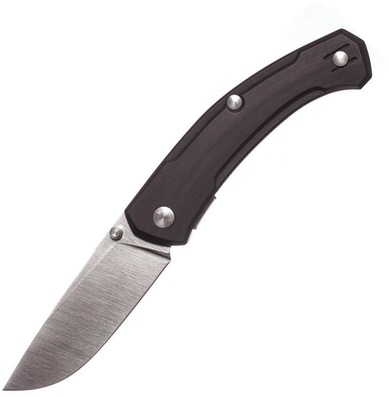 GiantMouse ACE Iona V2 Liner Lock Black Micarta Folding Knife — CPM MagnaCut [GM11620] — product view 1