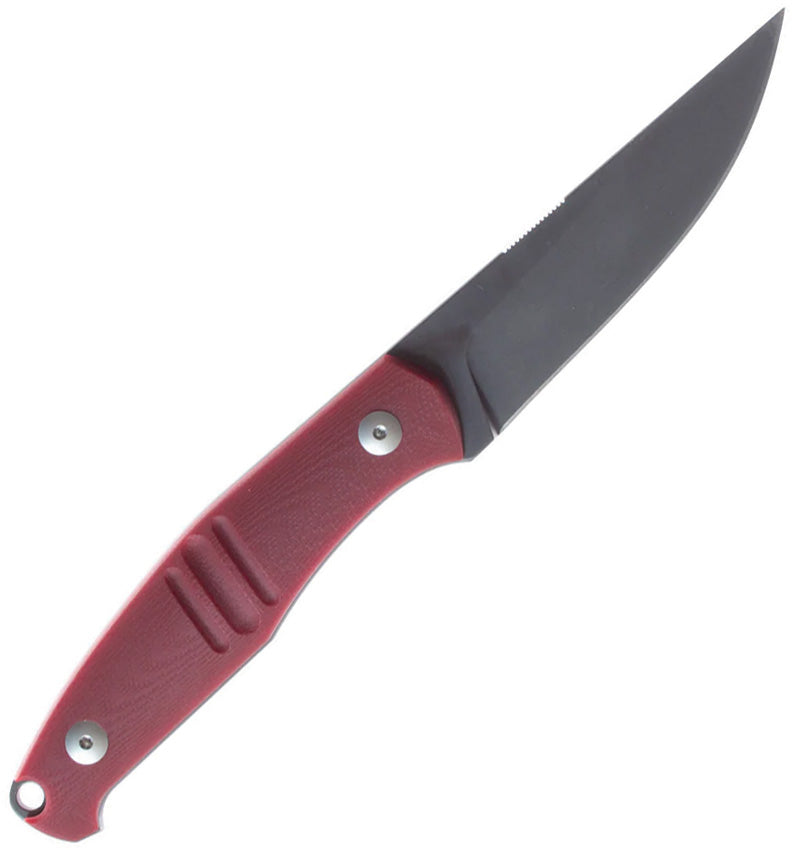 GiantMouse GMF2 Fixed Blade Knife / Red G10 — Bohler N690 [GM11804] — product view 2