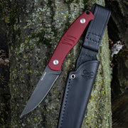 GiantMouse GMF2 Fixed Blade Knife / Red G10 — Bohler N690 [GM11804] — product view 5