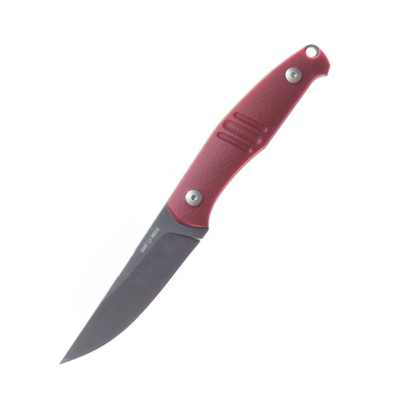GiantMouse GMF2 Fixed Blade Knife / Red G10 — Bohler N690 [GM11804] — product view 7
