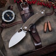GiantMouse ACE Biblio XL Liner Lock Green Mi Folding Knife — Elmax [GM11811] — product view 3