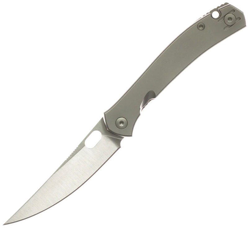 GiantMouse ACE Bleecker Frame Lock Folding Knife — CPM MagnaCut / Gray [GM12108] — product view 1