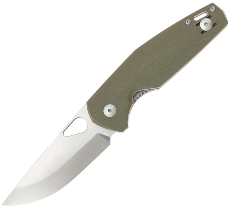 GiantMouse ACE Nimbus V3 Liner Lock Green Folding Knife — S90V [GM12146] — product view 1