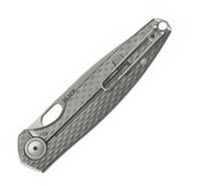 GiantMouse ACE REO Frame Lock Titanium Folding Knife — CPM MagnaCut / Gray [GM12153] — product view 2