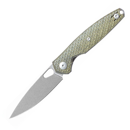 GiantMouse ACE REO Liner Lock Micarta Folding Knife — CPM MagnaCut / Green [GM12160] — product view 1