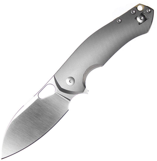 GiantMouse ACE Biblio-XL Liner Lock Ti Folding Knife — CPM MagnaCut / Gray [GM12412] — product view 1