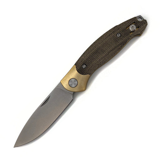 GiantMouse ACE Farley V2 Slip Joint Green Folding Knife — Elmax [GM12580] — product view 1