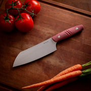 GiantMouse Santoku Red G10 Knife — Nitro B [GM12894] — product view 3
