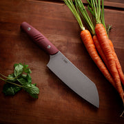 GiantMouse Santoku Red G10 Knife — Nitro B [GM12894] — product view 4