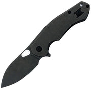 GiantMouse ACE Biblio Frame Lock Blackout Folding Knife — Bohler M390 [GM13280] — product view 1