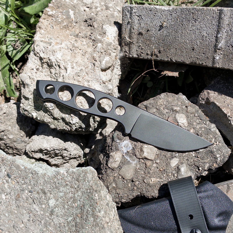 GiantMouse GMF5 Fixed Blade Knife / PVD — Bohler N690 [GM13372] — product view 4