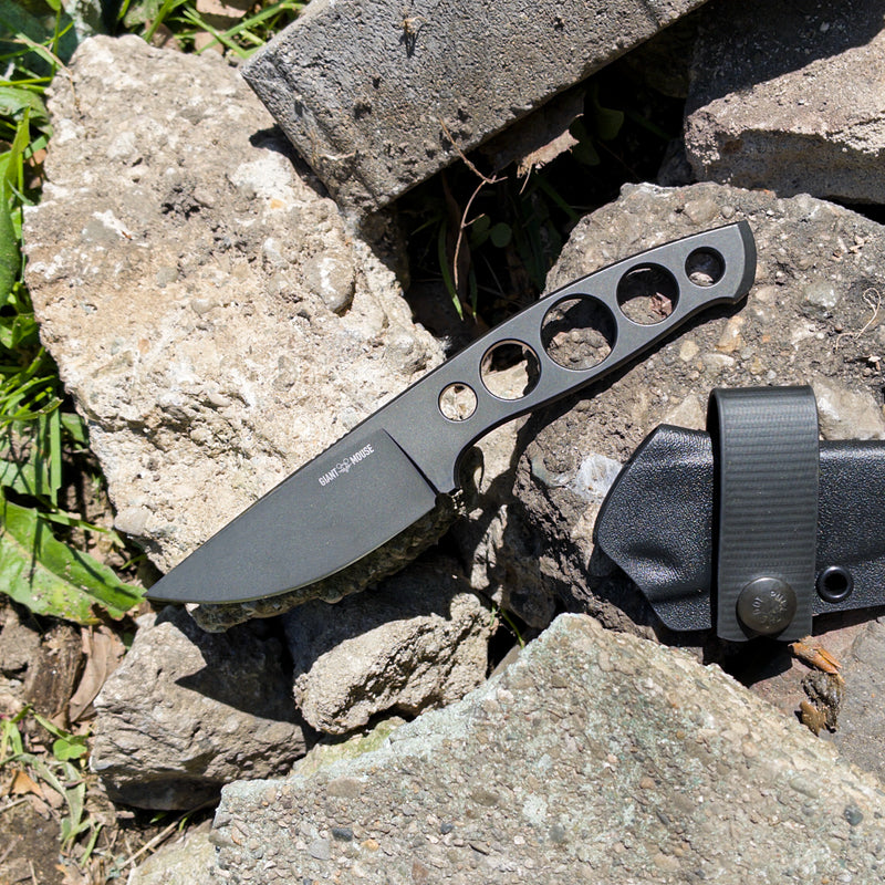 GiantMouse GMF5 Fixed Blade Knife / PVD — Bohler N690 [GM13372] — product view 5