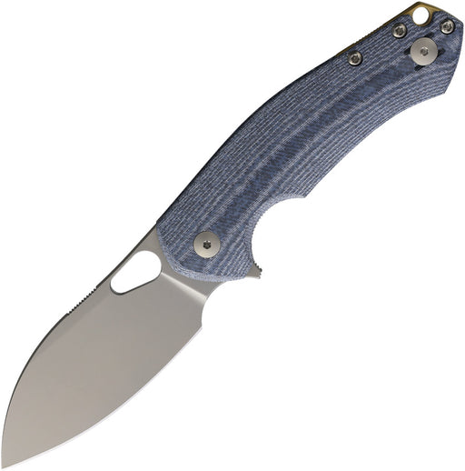 GiantMouse ACE Biblio XL Liner Lock Denim Folding Knife — S90V / Blue [GM13419] — product view 1