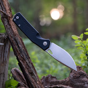 GiantMouse Ace Zoobie Frame Lock Ti G10 Folding Knife — Elmax / Black [GM13594] — product view 4