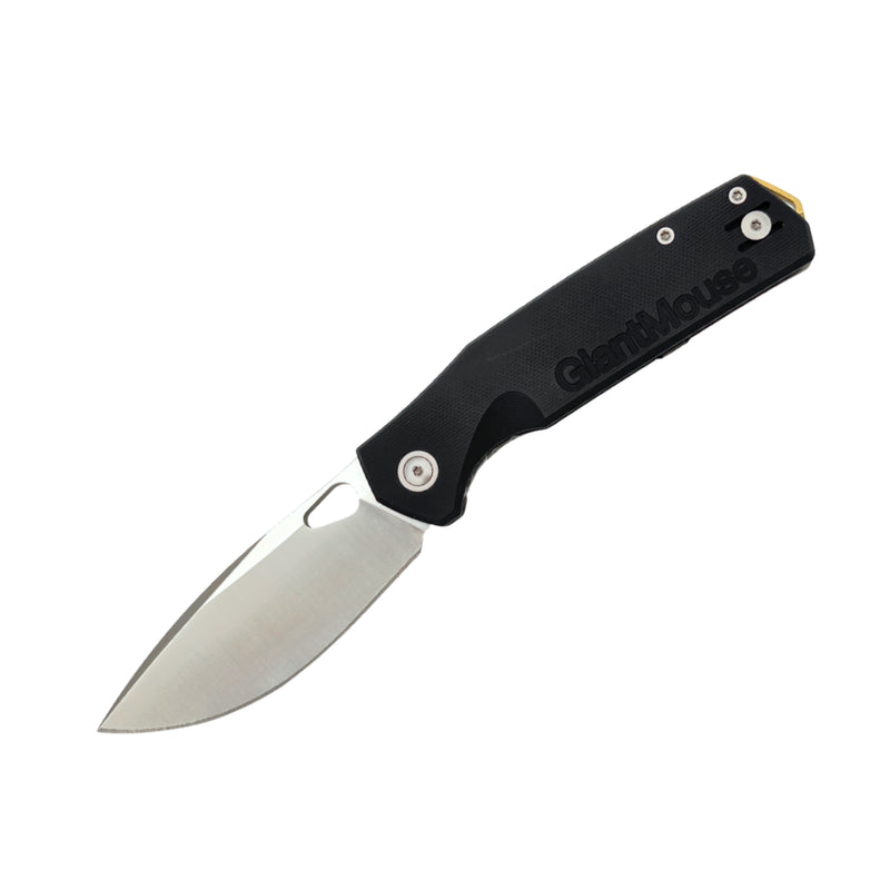 GiantMouse Ace Zoobie Frame Lock Ti G10 Folding Knife — Elmax / Black [GM13594] — product view 6