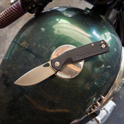 GiantMouse Ace Zoobie Frame Lock Ti G10 Folding Knife — Elmax / Black [GM13594] — product view 7
